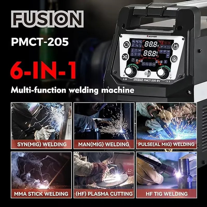 LEVIN FUSION PMCT-205 6-in-1 V - Tig Welder Machine recensie en prijs