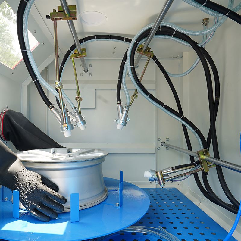 Automatische straalmachine zan - Sandblaster Cabinet recensie en prijs